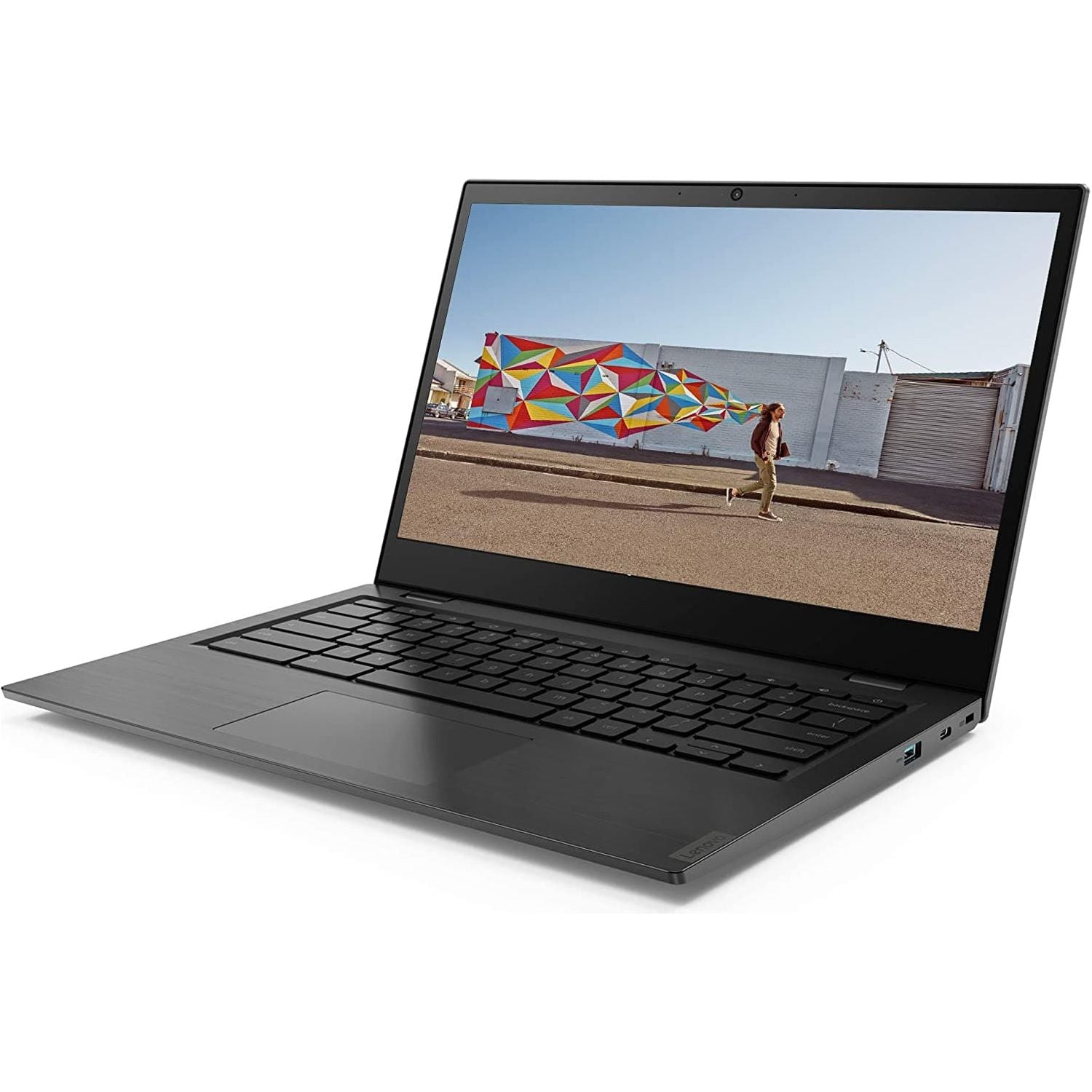 Lenovo,Lenovo Chromebook S345 14 Inch FHD Laptop - AMD A6 - 9220C Radeon 5, 4GB RAM, 32GB eMMC, Chrome OS - Mineral Grey - Gadcet.com